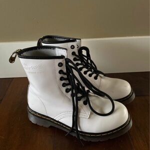 Dr. Martens White Boots